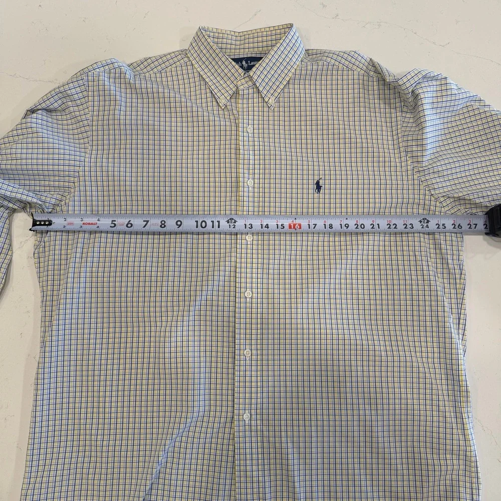 Polo Ralph Lauren Men’s Blake 100% Cotton Button Down Shirt - Large